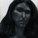 Lighting Makes the Difference - The 18th oil painting from the series Diary of a Trans Woman, by artist Nicki Lucio